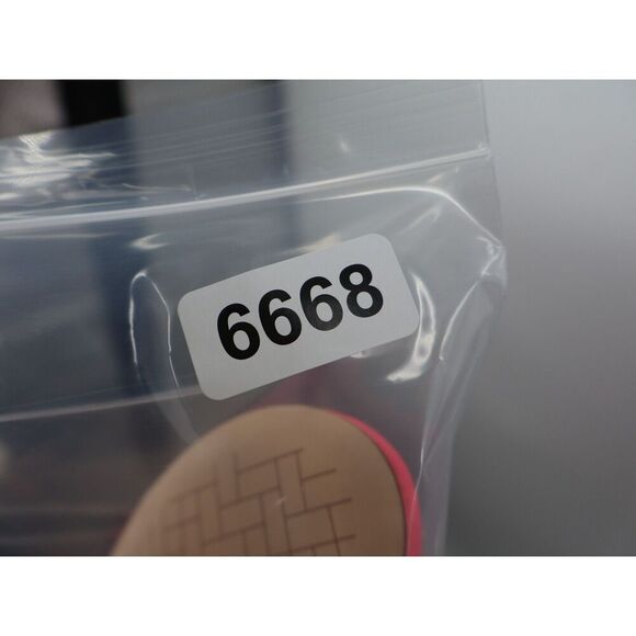 Cole Haan Womens Josie Sandals Pink Coral Leather Buckle Strap Wedge Heel 10B - Picture 12 of 12